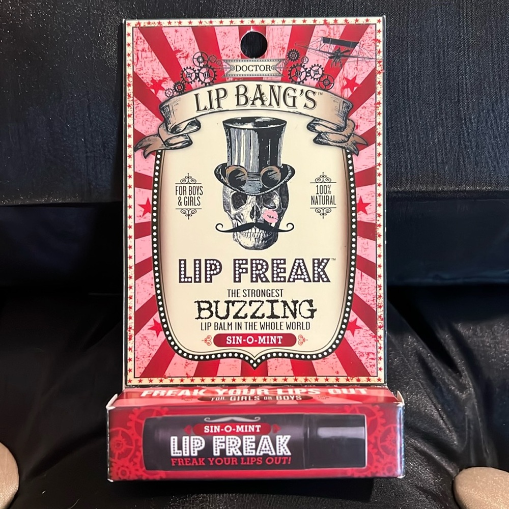 NWT Doctor Lip Bang’s Lip Freak Buzzing Lip Balm SIN-O-MINT